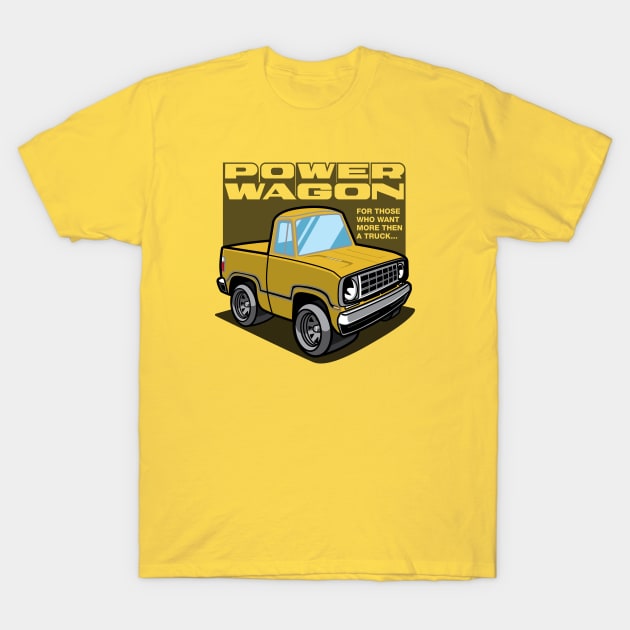 Bahama Yellow - Power Wagon T-Shirt by jepegdesign